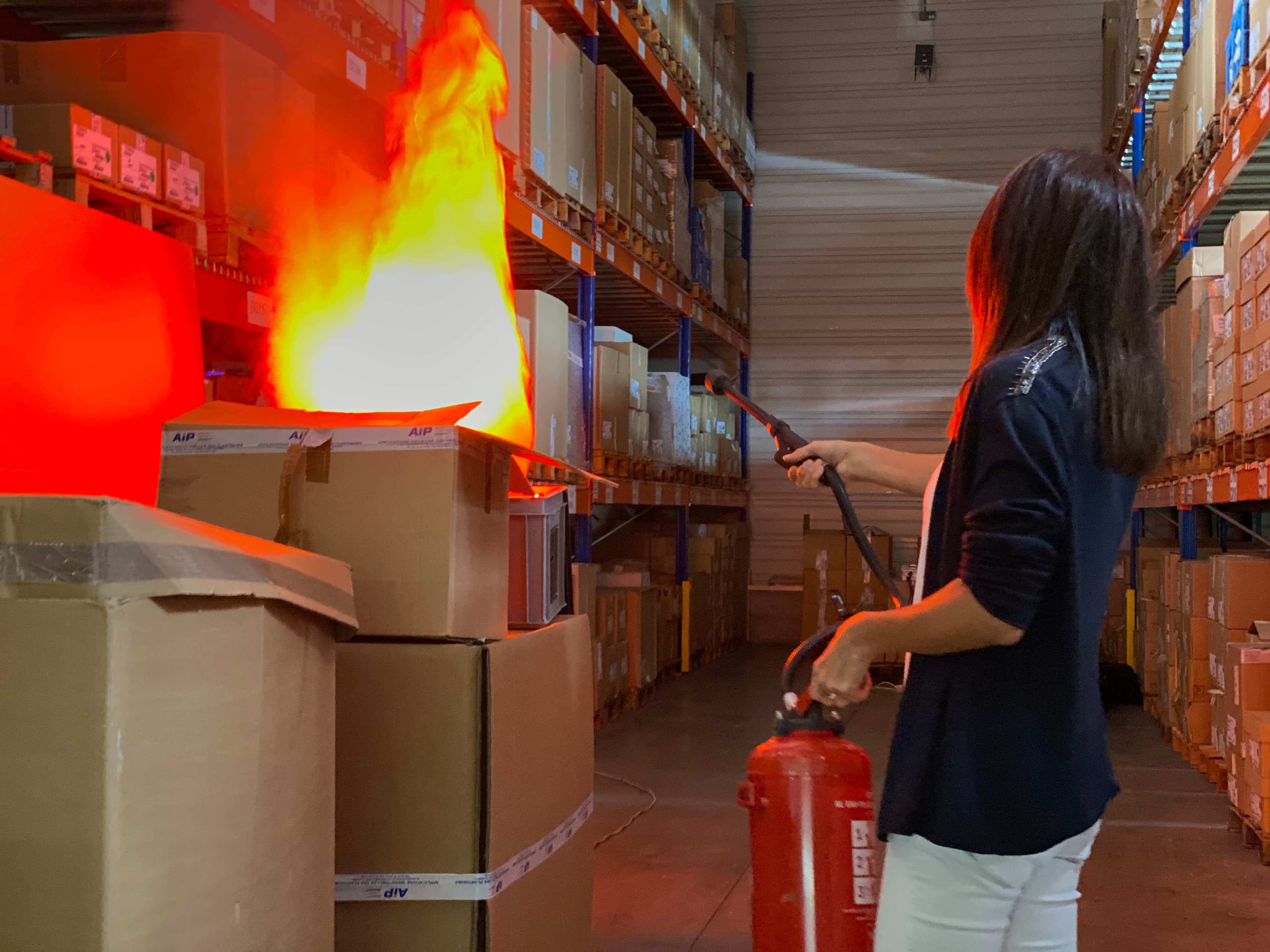 Exemple de document Permis Feu en entreprise Formulaire de permis feu rempli sur un chantier